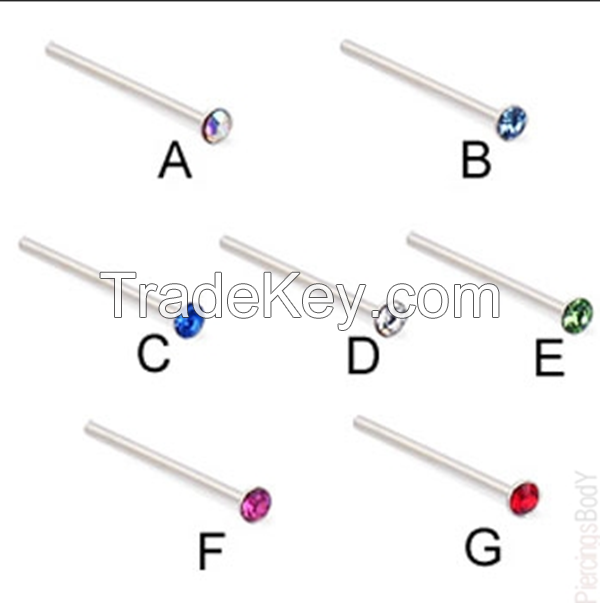 Fashion Top selling piercing jewelry Nose Ring  tiny nose rings body jewelry