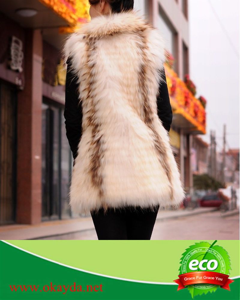 Women&#039; Real Fox Fur Warm Coat for 2013 New Style