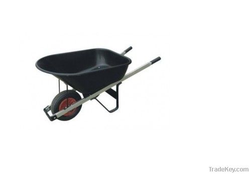 plastic tray garden wheelbarrow WB7801, heavy load for home gardener