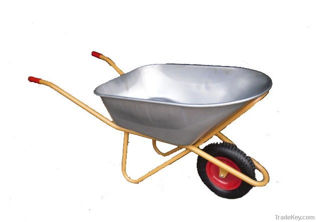 plastic tray garden wheelbarrow WB7801, heavy load for home gardener