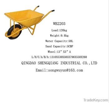 high quality steel power wheelbarrow WB2203