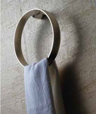 Brass chrome towel rings