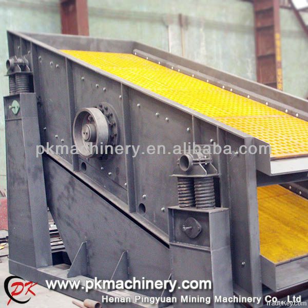 Circular vibrating screen for coal separation