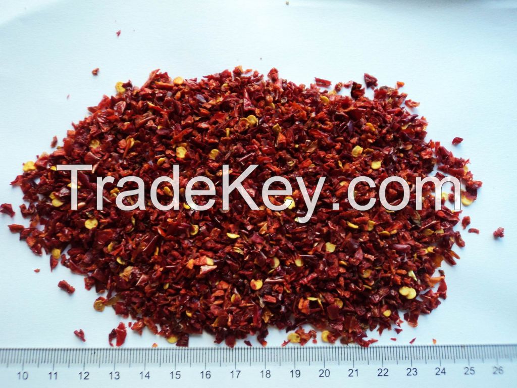 Chinese 2014 crops air dried sweet red bell pepper granules