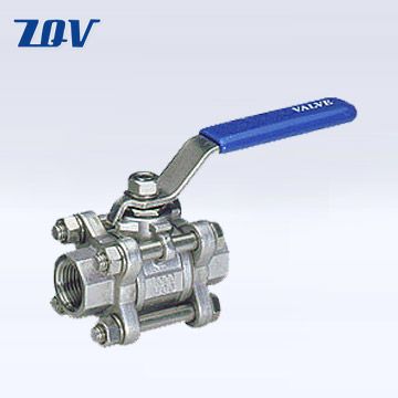 3pc stainless steel full port ball valve 1000WOG