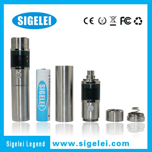 Electronic cigarette manufacturer China sigelei legend with gravity sensing system VV mod personal vaporizer