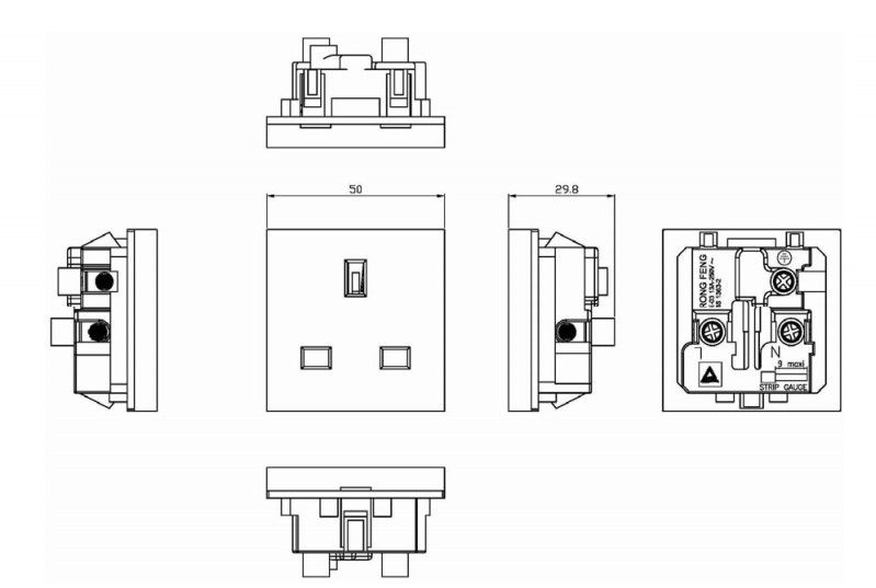 UK SOCKET OUTLET