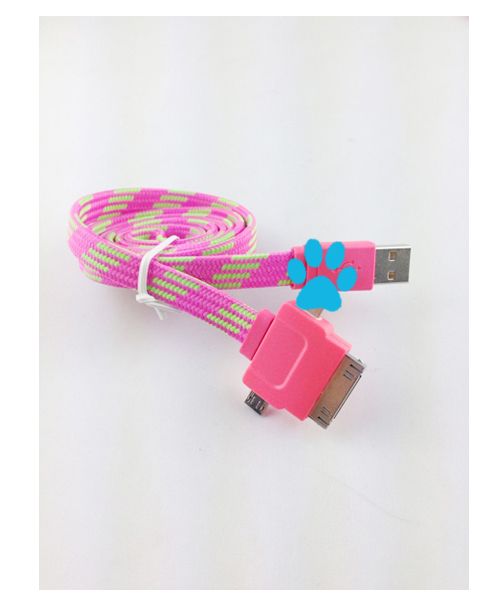 2013 hot selling 3 in 1 braided usb cable