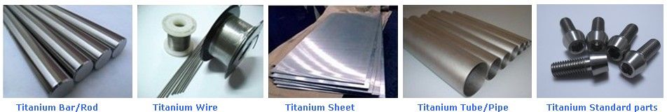 titanium bars, ingot, wire, pipe, fastners, targets