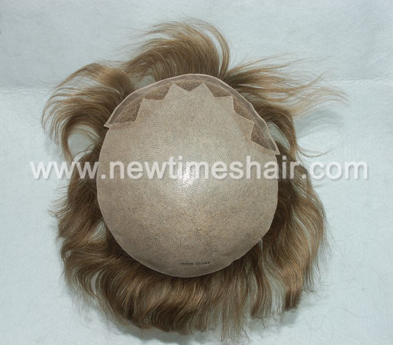 Stock Human Hair Men Toupee