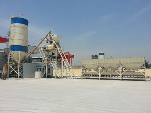 Concrete mixing plant (Skip type)