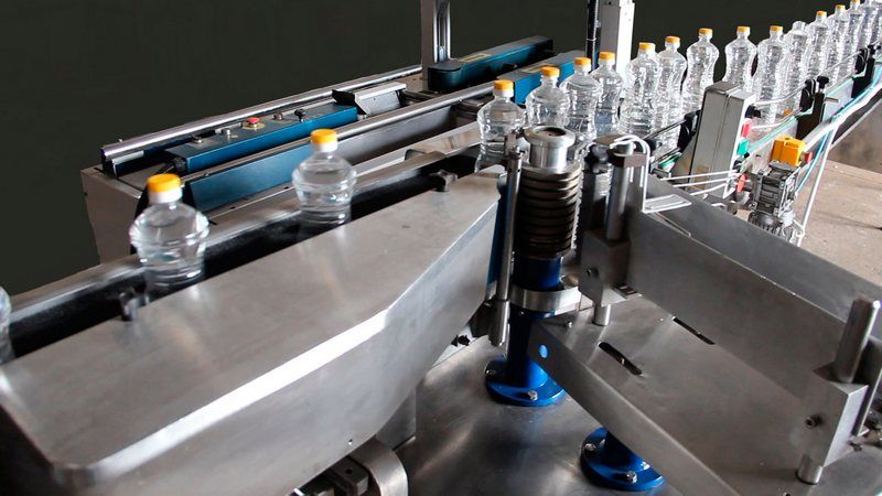 Filling line of sunflower oil