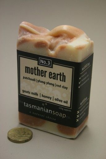Handmade Soap : PATCHOULI, YLANG YLANG, Fresh Tasmanian Goats Milk, Honey, Olive Oil