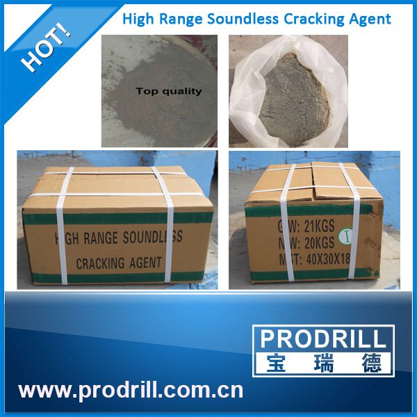 High Range Soundless Cracking Agent (HSCA, rock demolition, concrete)