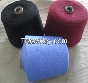 Dyed color 100% polyester spun yarn