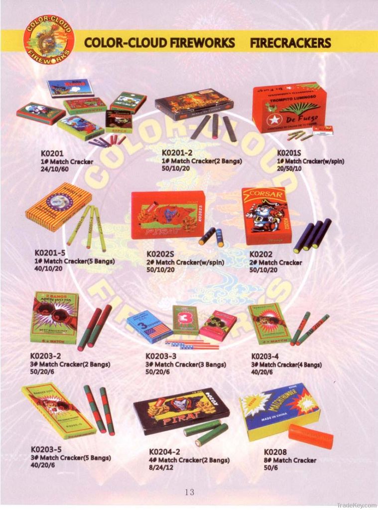 Match Cracker, Fireworks