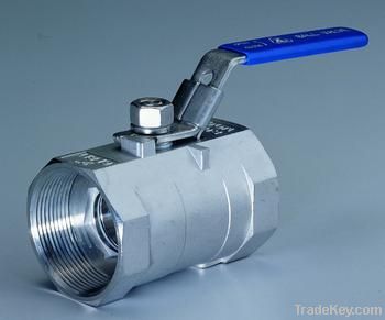 stainless steel 1pc ball valve reduce port screw end