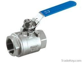 stainless steel 2pc ball valve full port screw end