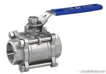 stainless steel 3pc ball valve 1000psi