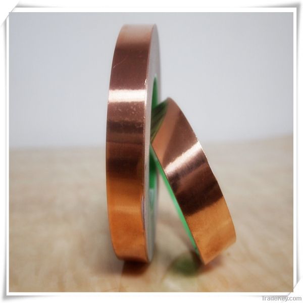 EMI shielding single conductor copper foil tape