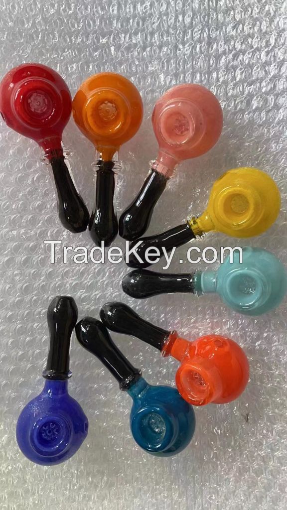 Creative Heady China Wholesale Pipe Pink Girly Flowers Glass Hand Smoking Water Pipe Oil Burner Pipe Oil DAB Rig Recycler Glass Water Pipe