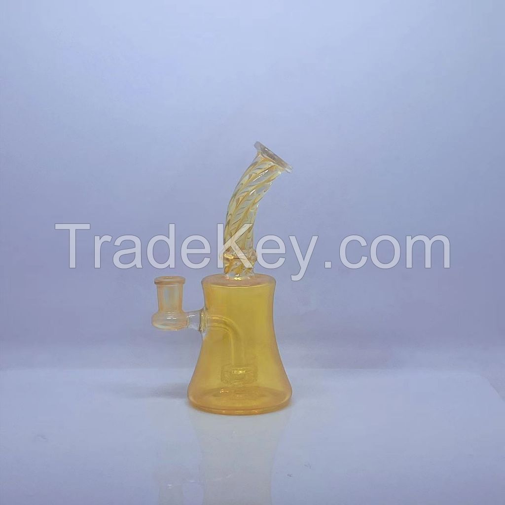 Wholesale Factory Heavy Resin Sweet Puff Pipe Glass Smoking Hookah Oil DAB Rig Glass Water Pipe for Dry Herb