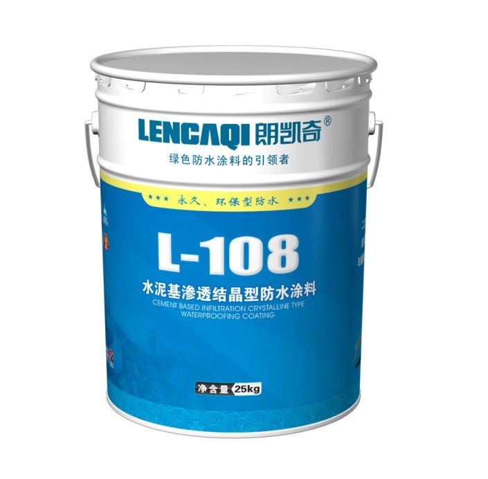 Cement based infiltration crystalline type waterproofing coating