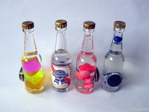 Acrylic bottle shaped fridge magnet