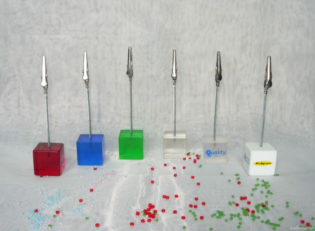 Memo holder, memo clip
