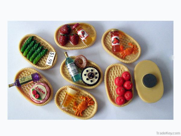 Food shaped fridge magnet