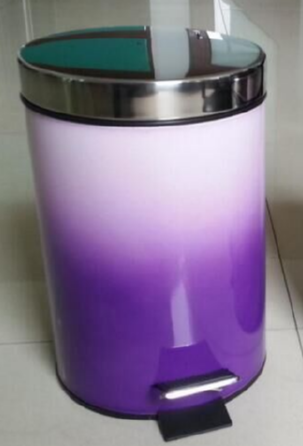 new design stainless steel home metal trash can waste bin