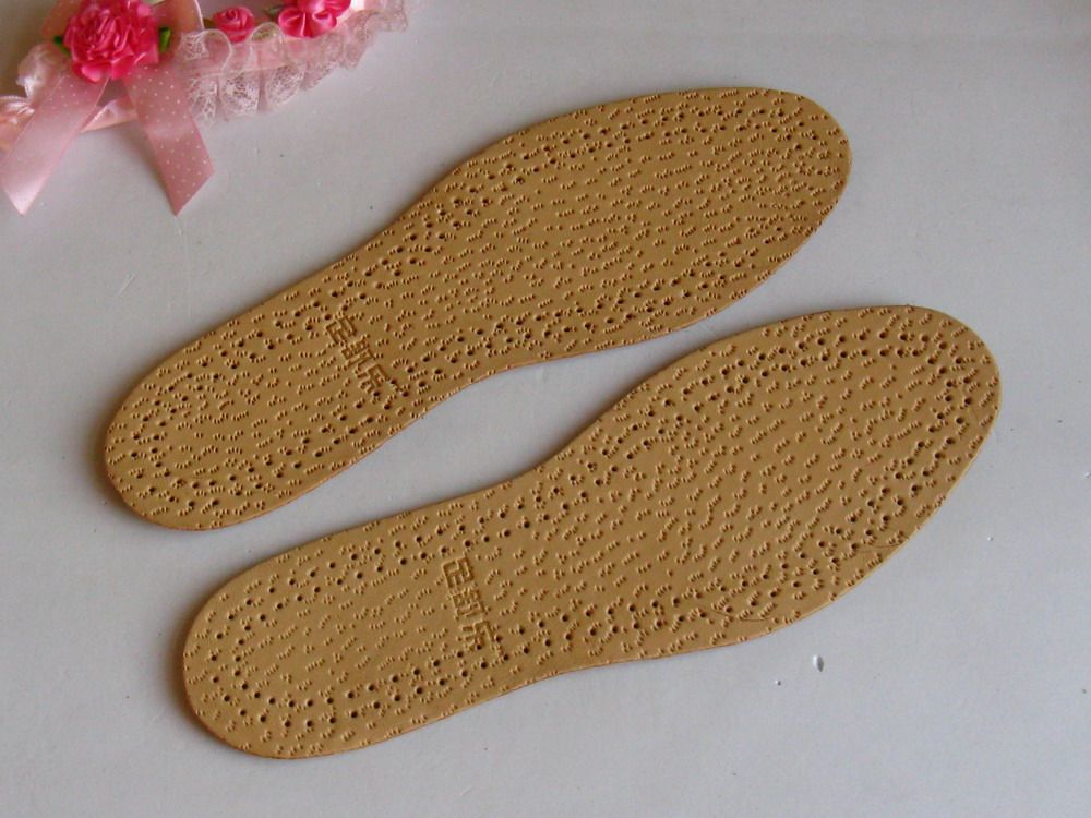 leather insoles with grain surface