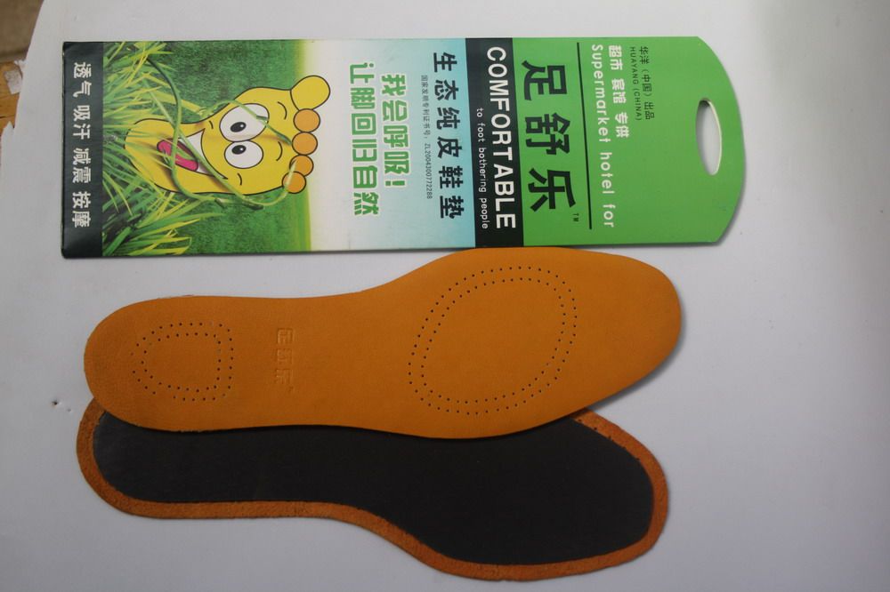 leather breathing insoles