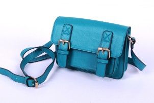 Blue PU shoulder bag 2013 latest design bags women shoulder bag