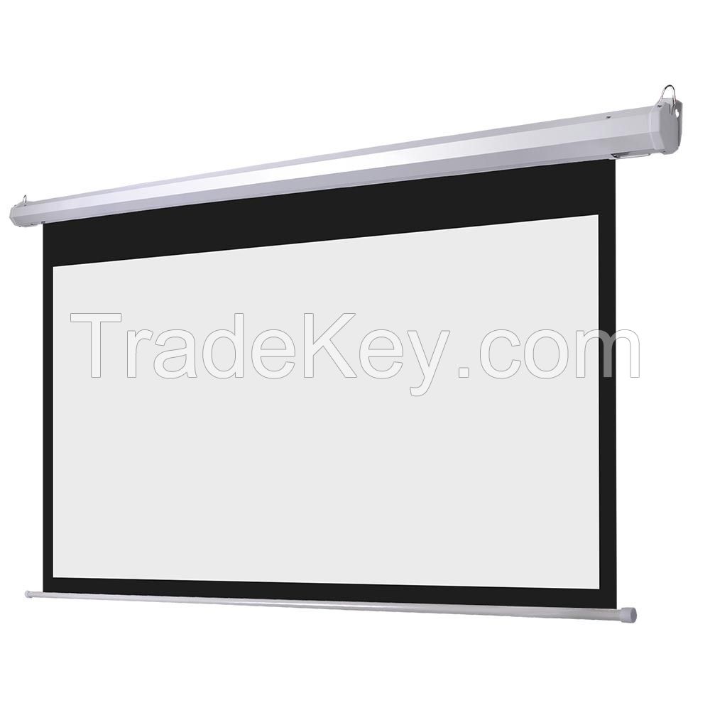 projection screen factory directly selling best electric projection screen with remote control electric screens