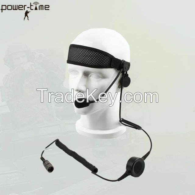 Light weight single ear tactical headset PTE-M10