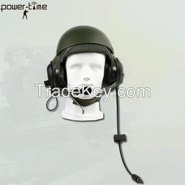 Military CVC tank helmet headset DH-132 for Armored forces PTE-747