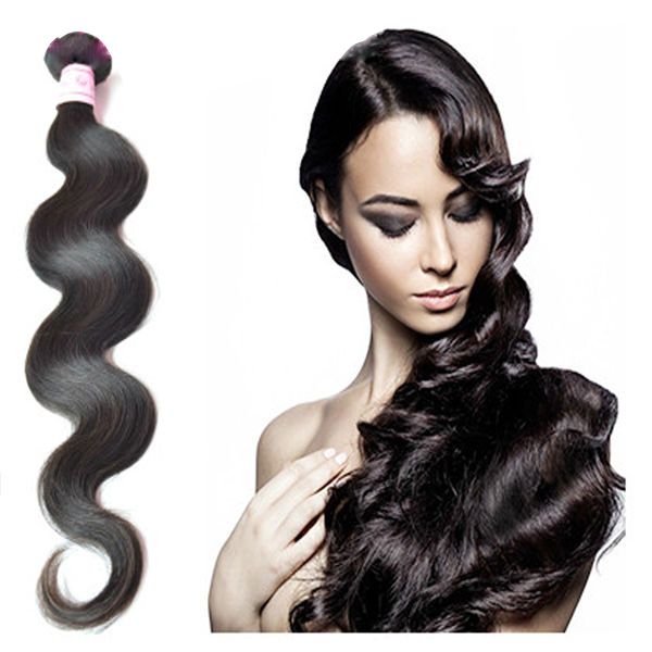 Wholesale cheap 100% natural virgin remy human hair extension 