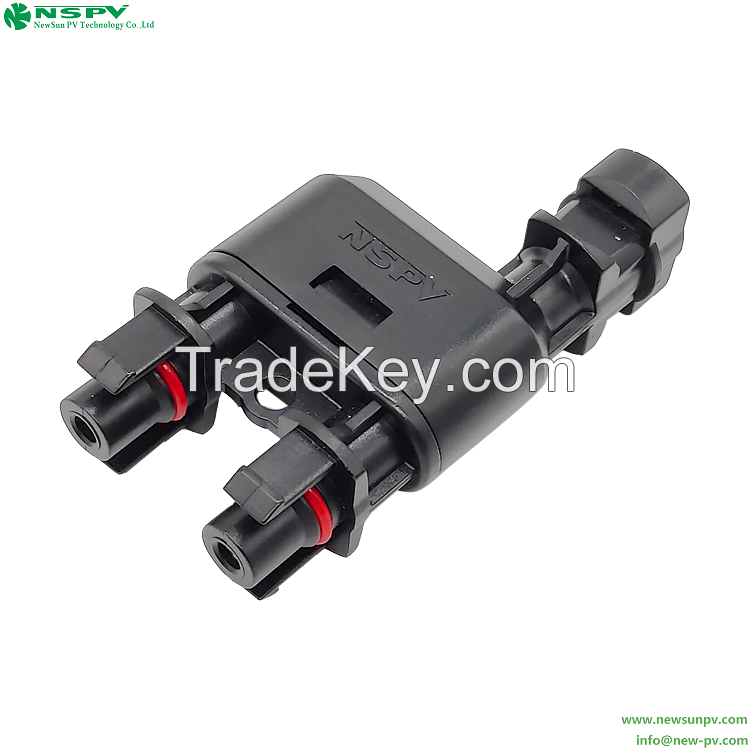 1000VDC 30A Solar Branch Connector 2 To1 PV Branch Connector For Photovoltaic System