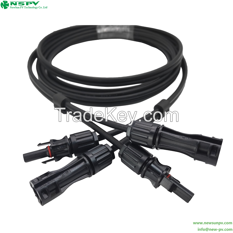 Solar Wiring Solar Extension Cables And Connectors For Solar System Connections