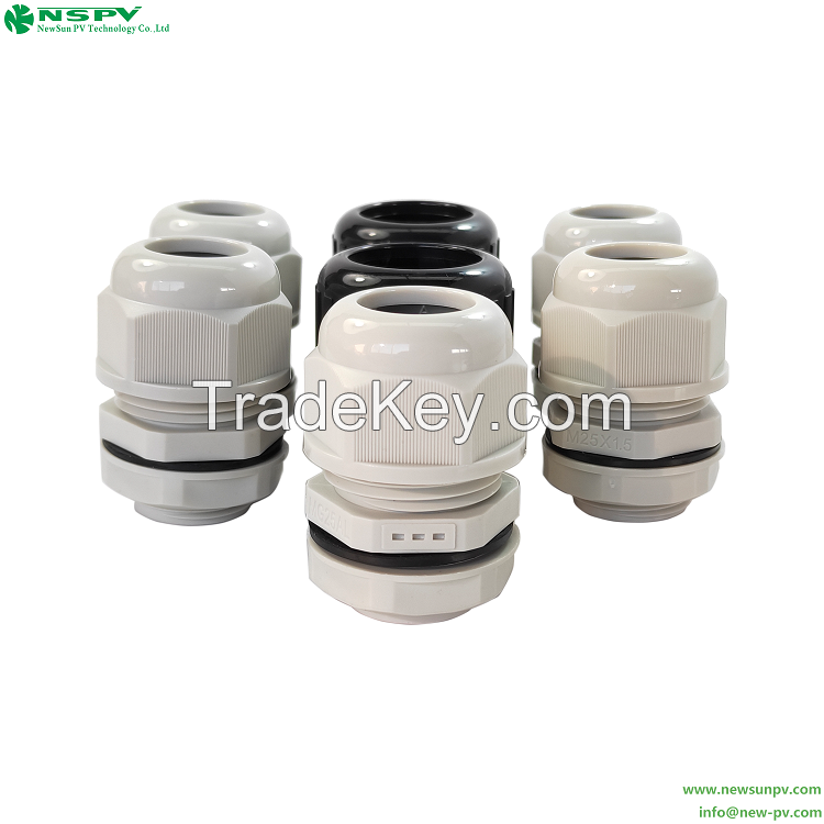 Cable Gland Connector M25 Plain Screwed Adaptor Waterproof PG/G/NPT/Metric Screw German M/MG Thread