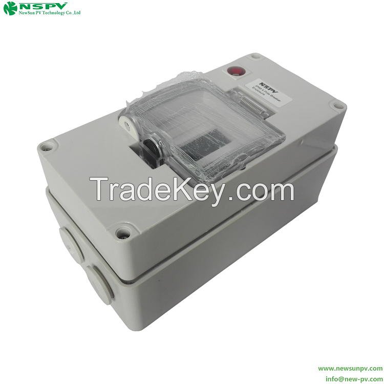 4 Poles IP66 Waterproof MCB Enclosure Box Waterproof Junction Box For Circuit Breaker