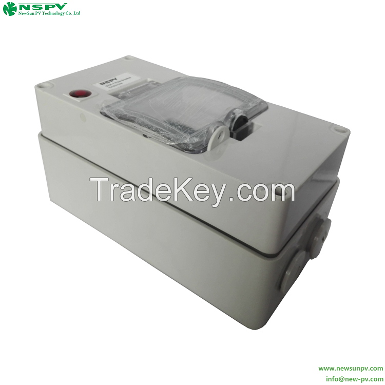 4 Poles IP66 Waterproof MCB Enclosure Box Waterproof Junction Box For Circuit Breaker