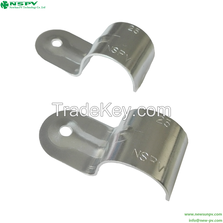 Metal Single Pipe Clamps Saddle Clamp Conduit Clamps C Clamp For Pipe