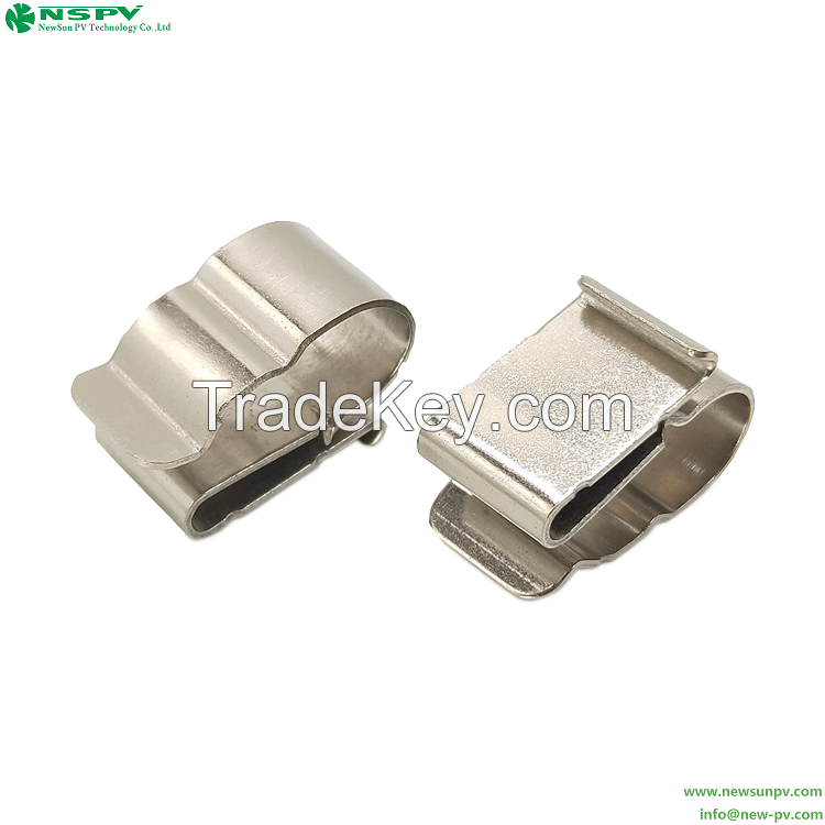 Stainless Steel Solar Wire Clips Solar Cable Clips For Solar Panel System Mounting