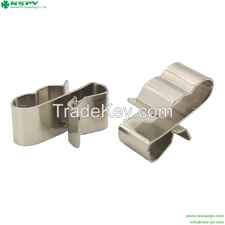 Solar Cable Clips Corrosion Resistant Stainless Steel PV Wire Mnagement Clips