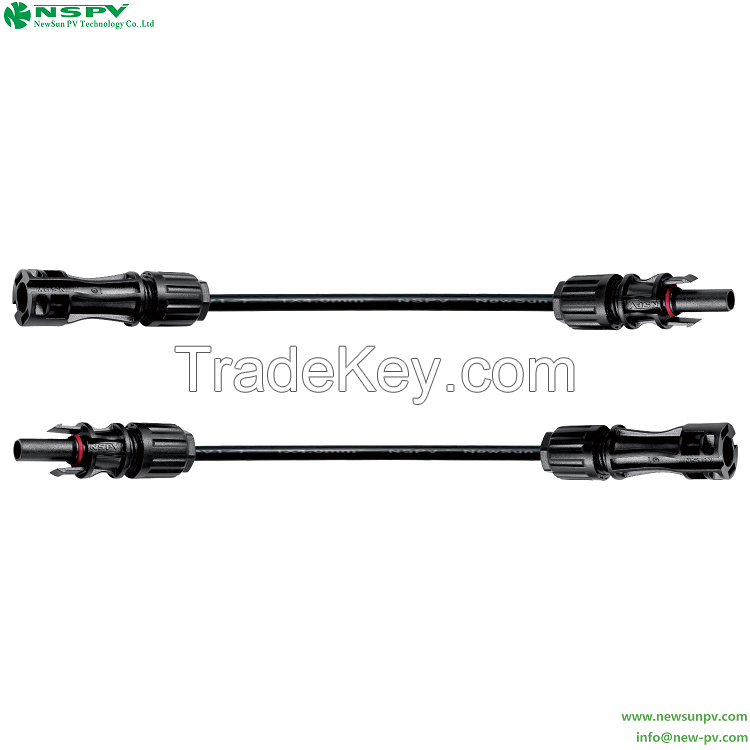 Cable Jumper Solar Extension Cable With PV4.0/PV3.0 Solar Cable Connectors Jumper Wire