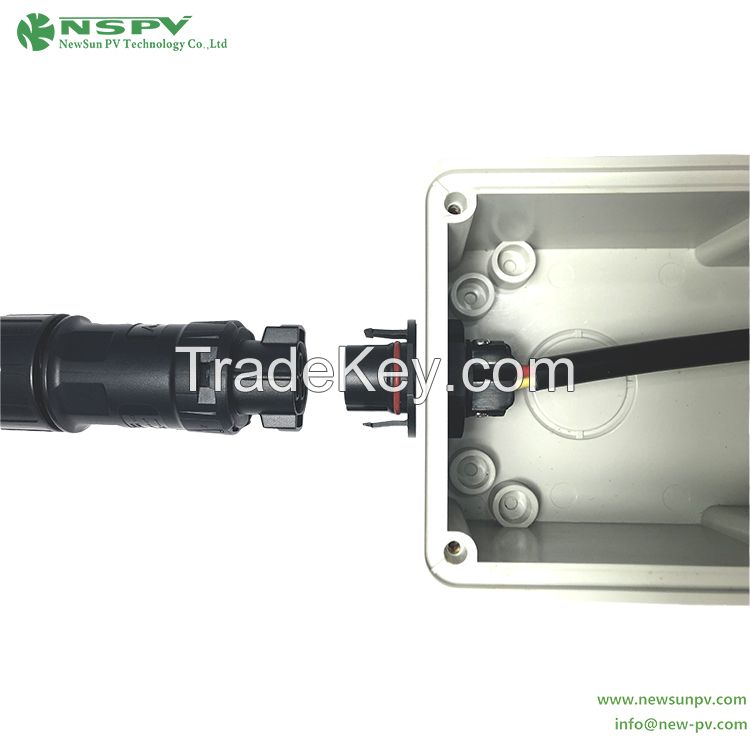 2P 3P Solar AC Connector IP68 Waterproof AC Power Connector For Solar Inverter And Combiner Box