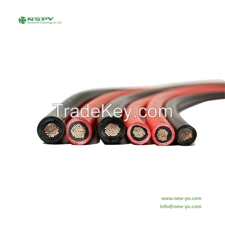 PV Solar DC Cable PV Solar Wire 2.5mm2 4mm2 6mm2 10mm2 1500V PV1-F 1000V