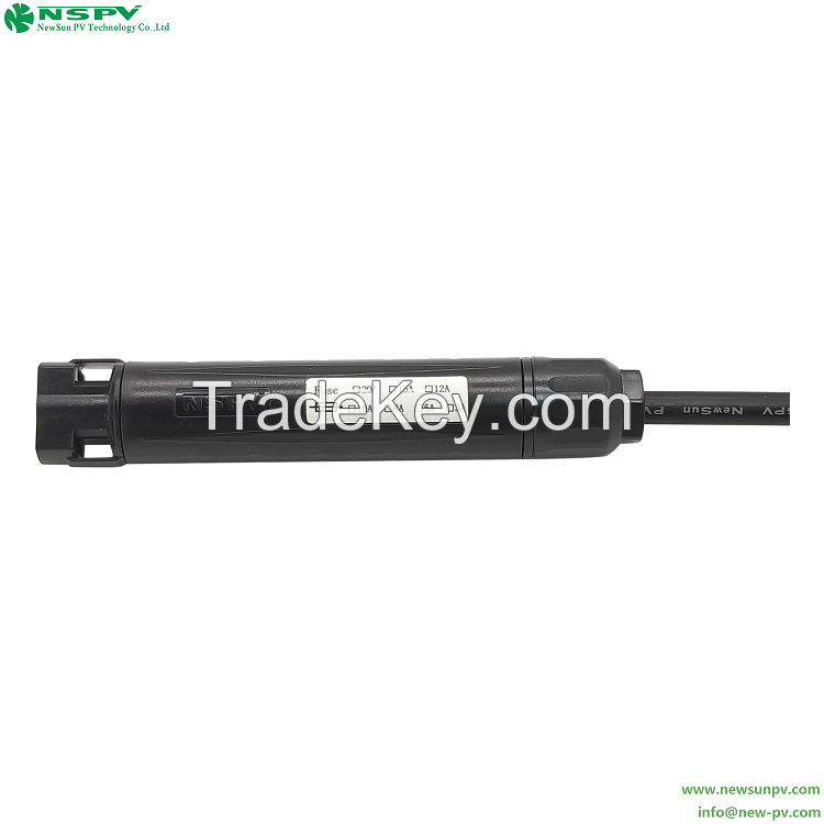 1500VDC Solar Fuse Connectors 50A Solar Fuse Holder IP68 Waterproof For Solar Energy System